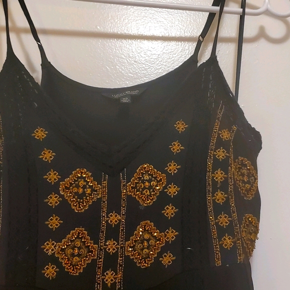 Lucky brand spaghetti strap maxi dress - Picture 3 of 9